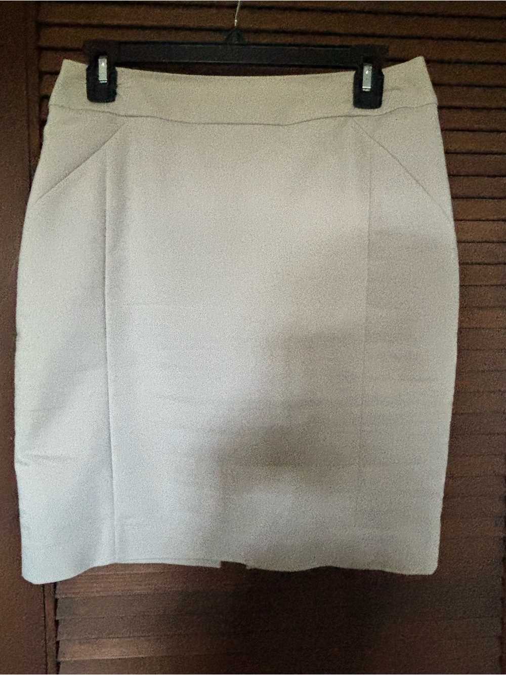 H&M Light Cream Mini Pencil Skirt